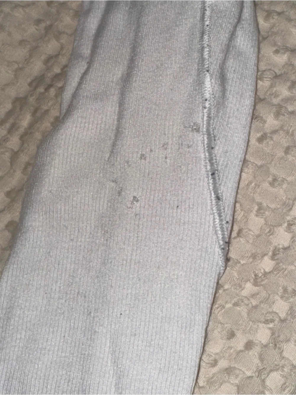 lululemon Hold Tight Cropped Long Sleeve in white, size 4 -